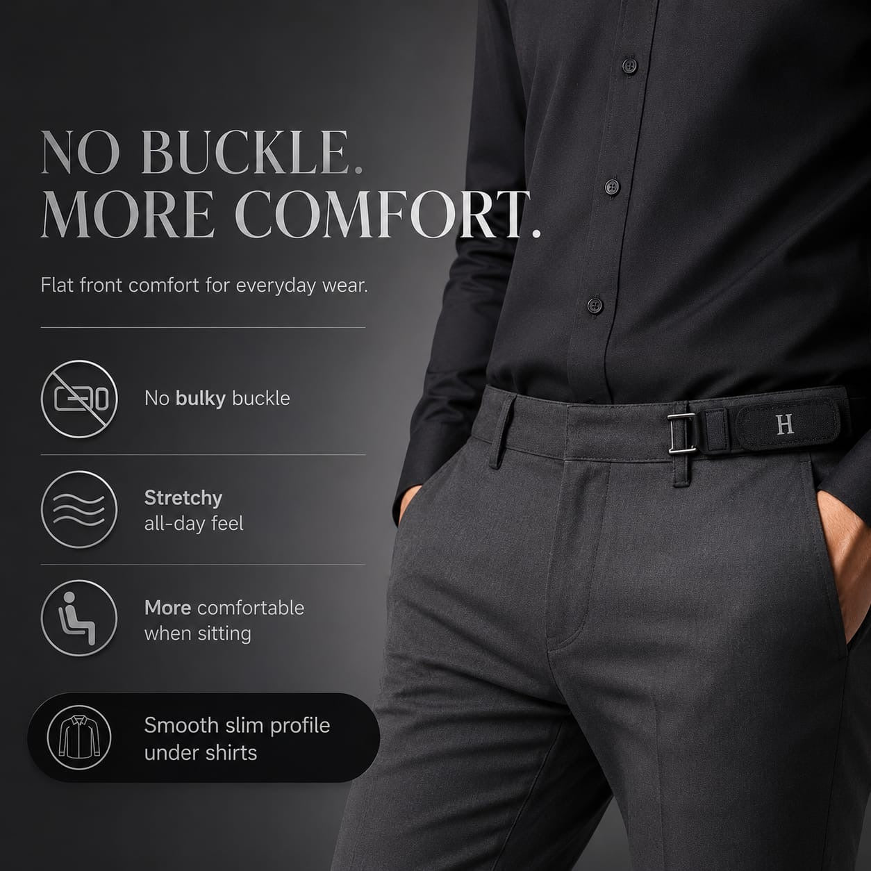 FlexHook™ Tactical Elastic Belt (2 piece)