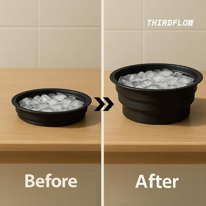 Foldable Ice Face Bowl ( FREE ICE ROLLER)
