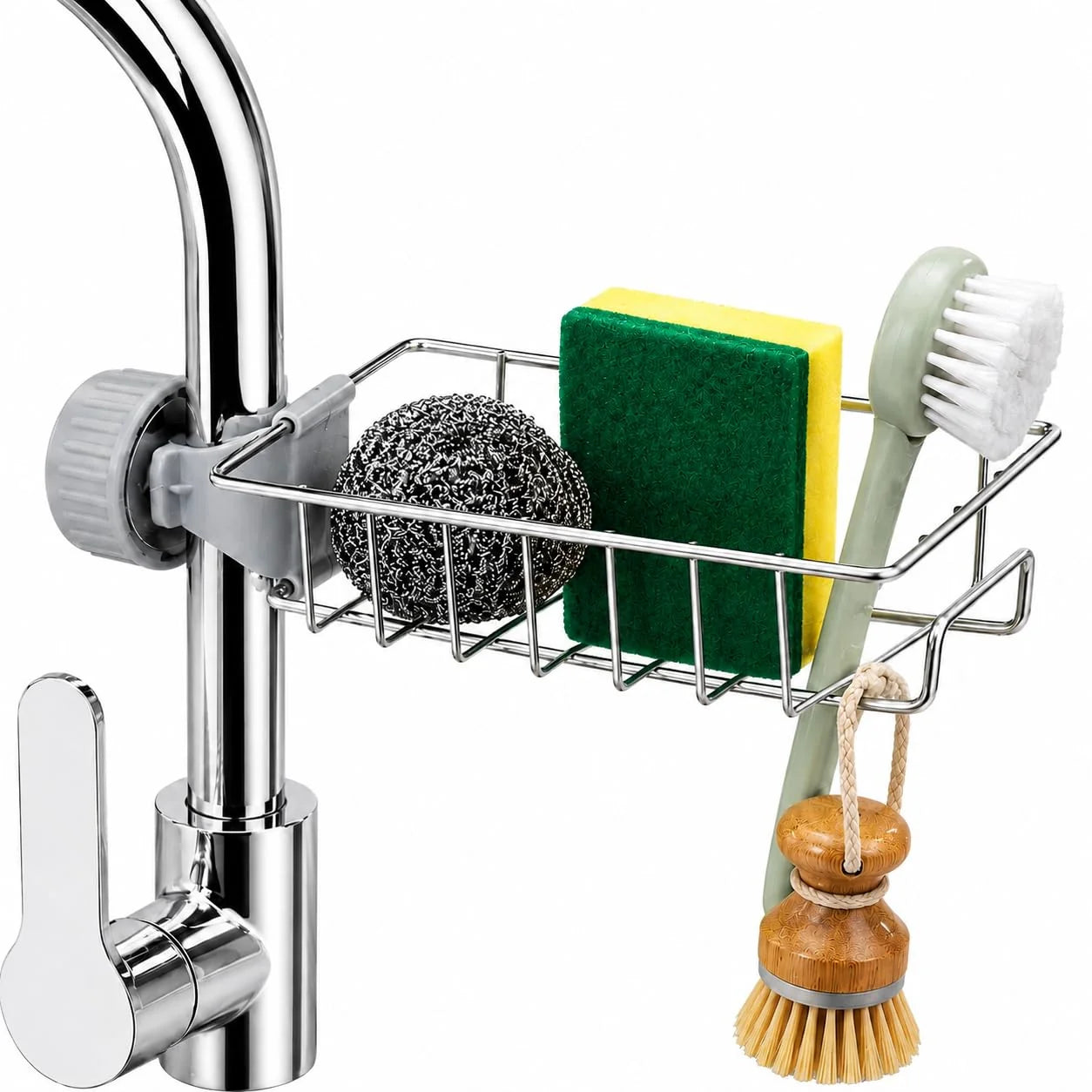 Kitchen Sink Organizer(Stainless Steel)