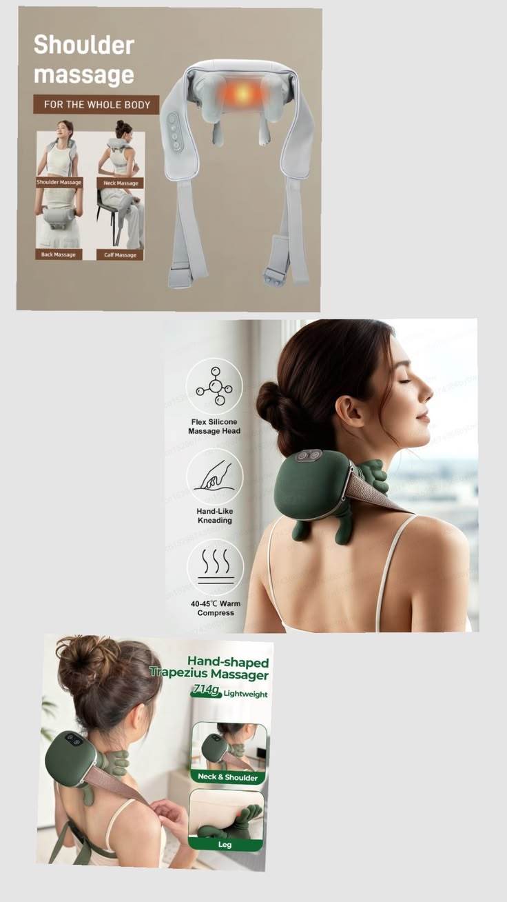 Brumli heated neck massager