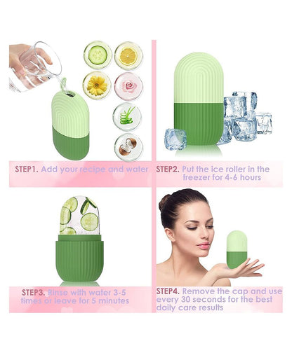 Foldable Ice Face Bowl ( FREE ICE ROLLER)