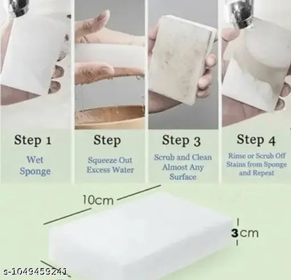 Kitchen Magic Cleaning Sponge (Pack of 3)| Heavy Duty Melamine Eraser Pad |