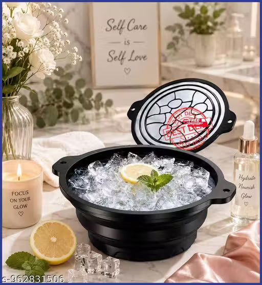 Foldable Ice Face Bowl ( FREE ICE ROLLER)